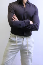 Men’s Slim Fit Casual Button-Up Shirt – Elegant Style - Image 2