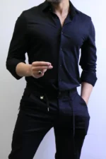 Men’s Slim Fit Casual Button-Up Shirt – Elegant Style - Image 14