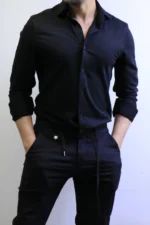 Men’s Slim Fit Casual Button-Up Shirt – Elegant Style - Image 5