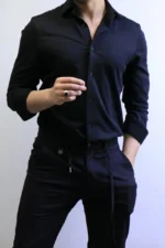 Men’s Slim Fit Casual Button-Up Shirt – Elegant Style - Image 10