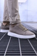 Men’s Premium Leather Sneakers – Minimal Low Top – Image 4