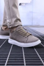 Men’s Premium Leather Sneakers – Minimal Low Top – Image 5