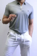 Men’s Slim Fit Polo Shirt – Elegant & Comfortable