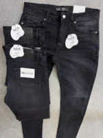 Dark gray slim jeans for men Basic, Modern Fit - Image 12