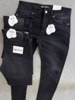 Dark gray slim jeans for men Basic, Modern Fit - Image 10