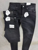 Dark gray slim jeans for men Basic, Modern Fit - Image 3