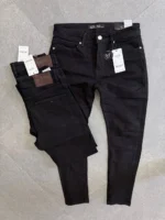 Essential BLACK Denim Jeans , signature BLACK Wash Denim - Image 6
