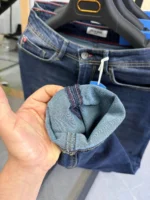 Men’s Dark Blue Slim Fit Jeans – Washed Denim - Image 19