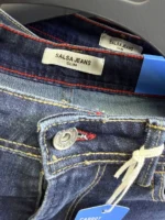 Men’s Dark Blue Slim Fit Jeans – Washed Denim - Image 8