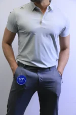 Premium Slim Fit Polo T-Shirt – Modern Minimal Style for Men – Image 12