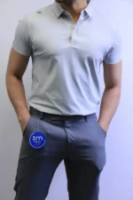 Premium Slim Fit Polo T-Shirt – Modern Minimal Style for Men – Image 10