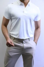 Premium Slim Fit Polo T-Shirt – Modern Minimal Style for Men – Image 14