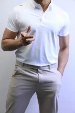 Premium Slim Fit Polo T-Shirt – Modern Minimal Style for Men – Image 4