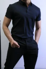 Premium Slim Fit Polo T-Shirt – Modern Minimal Style for Men – Image 13