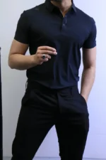 Premium Slim Fit Polo T-Shirt – Modern Minimal Style for Men – Image 17
