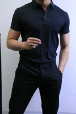 Premium Slim Fit Polo T-Shirt – Modern Minimal Style for Men – Image 3