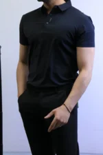 Premium Slim Fit Polo T-Shirt – Modern Minimal Style for Men – Image 15