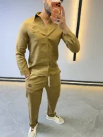 Luxury Linen Style Ensemble – Modern Elegant Casual Set – Image 12