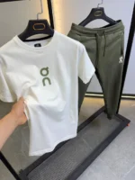 Premium Sport Lounge Set – Minimalist T-Shirt & Jogger Ensemble