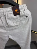 Premium Relaxed Fit en lin  Drawstring Pants for Men – Image 5