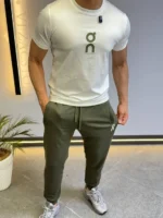 Premium Sport Lounge Set – Minimalist T-Shirt & Jogger Ensemble – Image 5