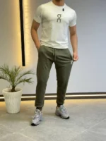 Premium Sport Lounge Set – Minimalist T-Shirt & Jogger Ensemble – Image 4