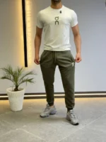Premium Sport Lounge Set – Minimalist T-Shirt & Jogger Ensemble – Image 2