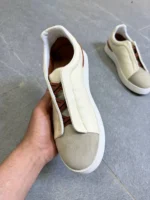 Men’s Premium leather Urban Sneakers – Sleek & Versatile – Image 13