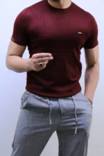 Premium Ribbed Polo T-Shirt – Modern Slim Fit & Elegant Style – Image 15