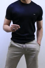Premium Ribbed Polo T-Shirt – Modern Slim Fit & Elegant Style – Image 25