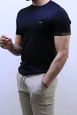 Premium Ribbed Polo T-Shirt – Modern Slim Fit & Elegant Style – Image 7