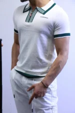 Premium Contrast Trim Polo Shirt – Elegant Sporty Style – Image 6