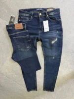DARK BLUE jeans modern and elegant everyday look – Image 4