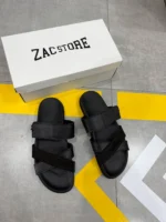 Urban Strap Sandals  •Essential Black Slides - Image 9