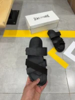 Urban Strap Sandals  •Essential Black Slides - Image 10