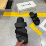Urban Strap Sandals  •Essential Black Slides