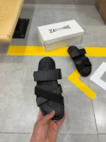 Urban Strap Sandals  •Essential Black Slides