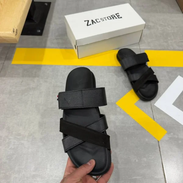 Urban Strap Sandals  •Essential Black Slides