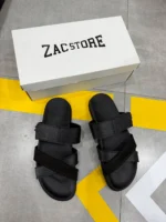 Urban Strap Sandals  •Essential Black Slides - Image 8