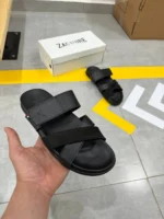 Urban Strap Sandals  •Essential Black Slides - Image 5