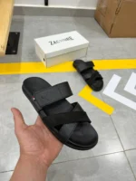 Urban Strap Sandals  •Essential Black Slides - Image 4
