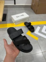 Urban Strap Sandals  •Essential Black Slides - Image 2