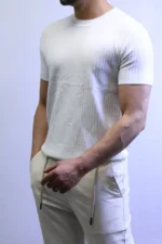 Premium Ribbed Slim Fit T-Shirt – Elegant Minimal Style – Image 6