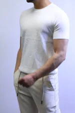 Premium Ribbed Slim Fit T-Shirt – Elegant Minimal Style – Image 14