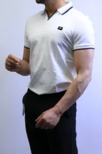 Premium Ribbed Polo T-Shirt – Modern Slim Fit & Elegant Style - Image 13