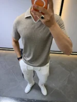 Men’s Premium Polo T-Shirt – Elegant Slim Fit Casual Style – Image 19