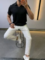 Premium Old Money  Polo T-Shirt – Modern Slim Fit & Elegant Style – Image 3