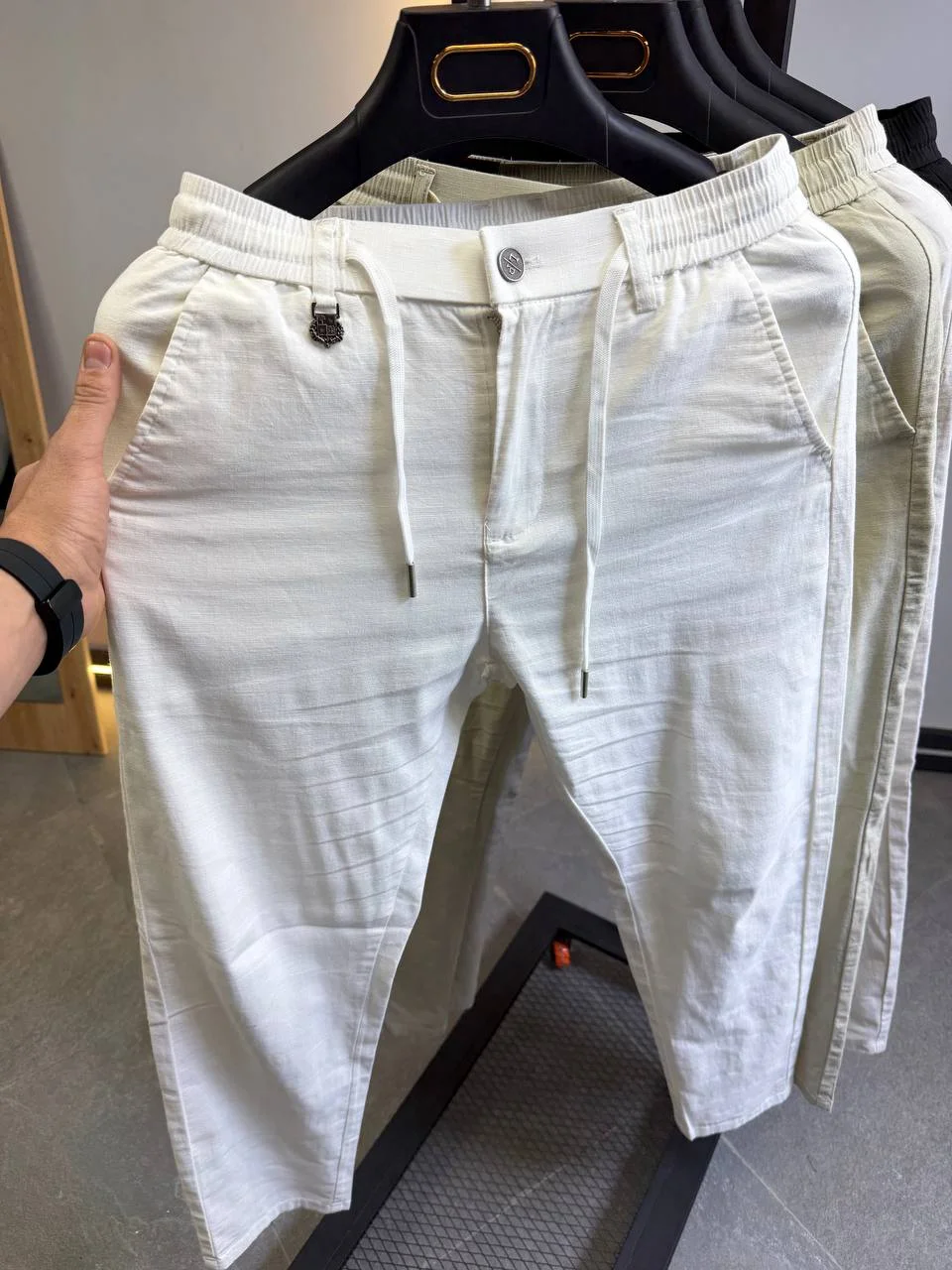 6044390214370791402 Premium Relaxed Fit Drawstring Pants for Men – Image 1