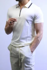 Men’s Premium Polo T-Shirt – Elegant Slim Fit Casual Style