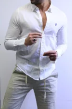 Men’s Premium Casual Button-Up Shirt – Elegant Slim Fit Style – Image 3